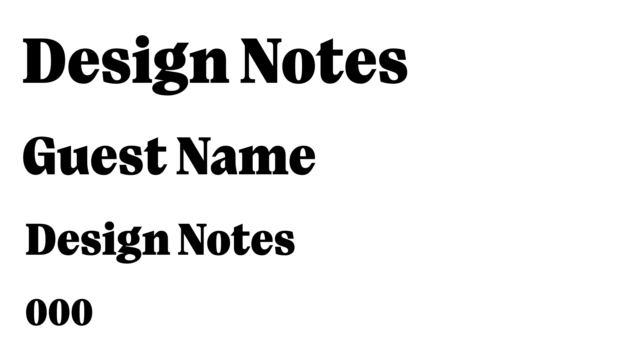 type scale