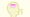 Silhouette of a speaking head with a pink coffee cup for a brain